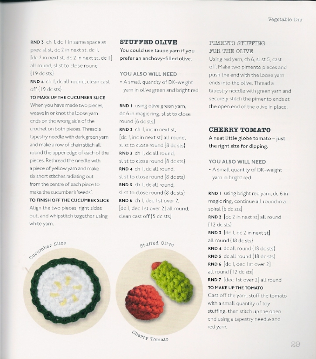 Vegetables amigurumi pattern (2)