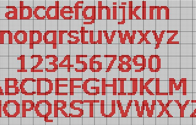 Verdana font lowercase and uppercase letters alphabet