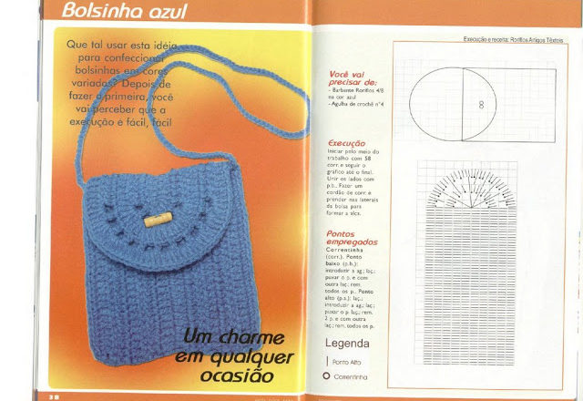 Very simple crochet handbag