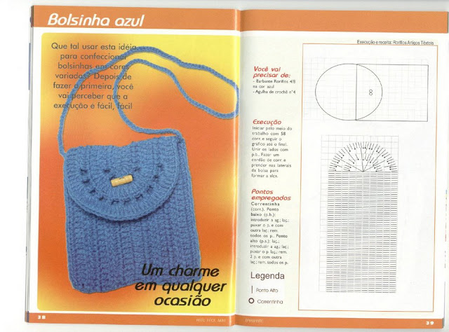 Very simple crochet handbag