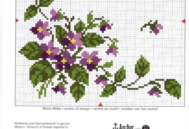 Violet pansy e poppy flowers cushions (3)