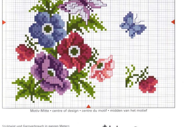 Violet pansy e poppy flowers cushions (4)