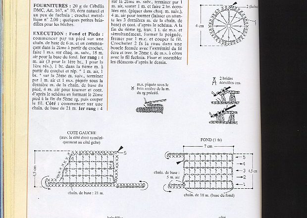 Wheelbarrow crochet favor starched (3)
