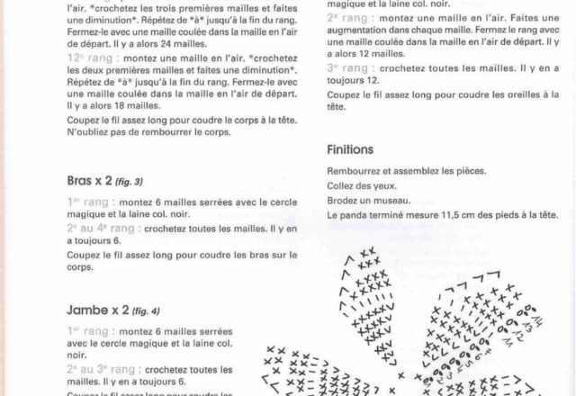 White and black panda amigurumi pattern 1 (3)