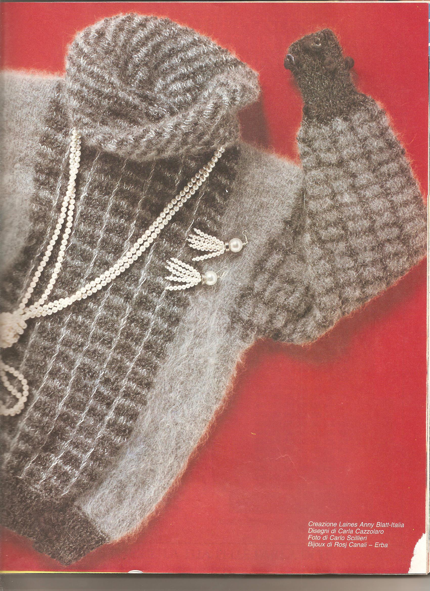 Womens gray knit turtleneck knitting pattern (2)