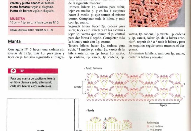 Wool crochet baby blanket (2)
