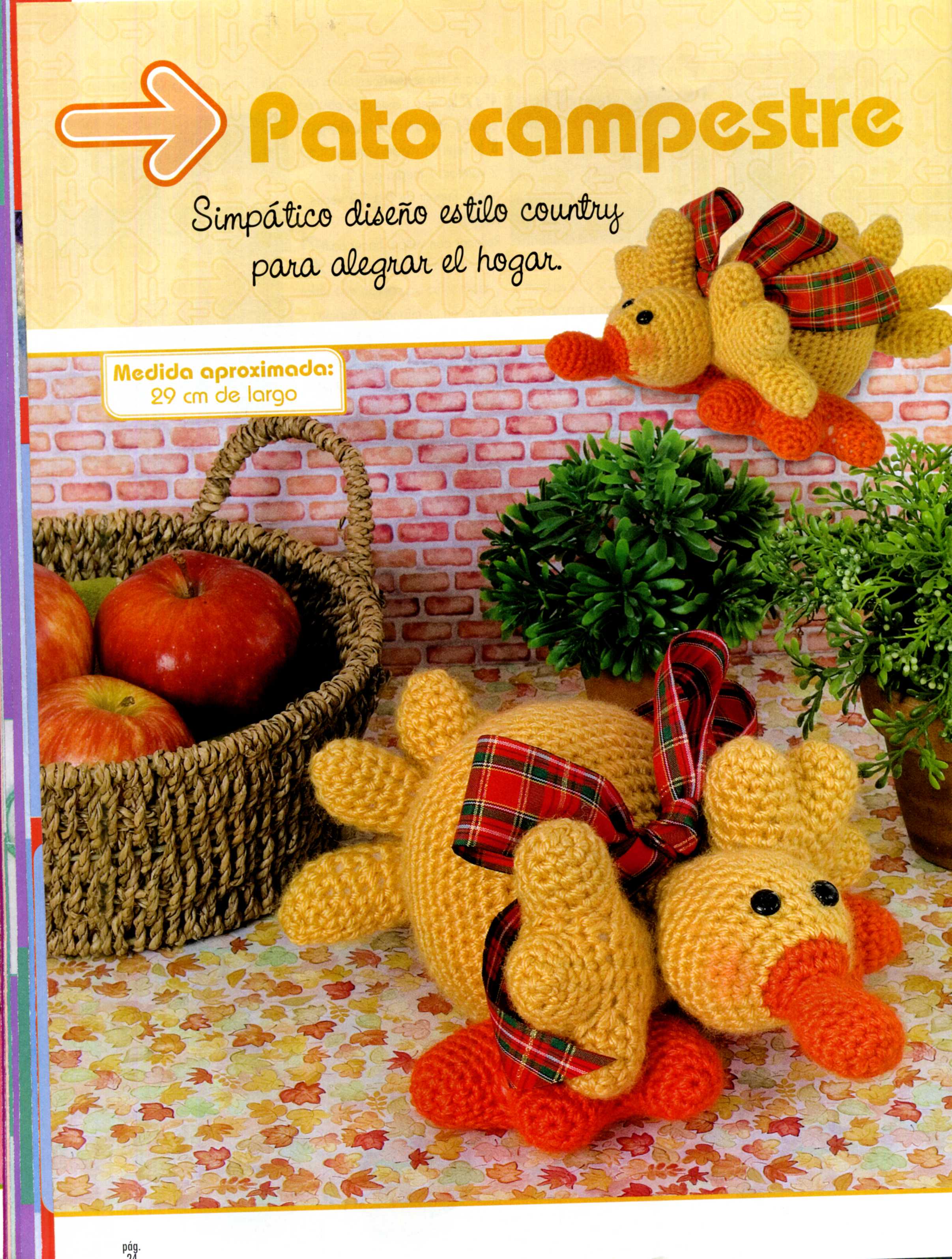 Yellow duck amigurumi pattern (1)