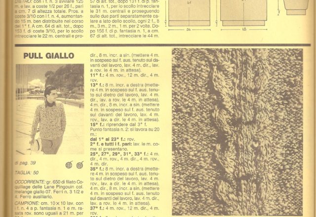 Yellow pull knitting pattern (2)