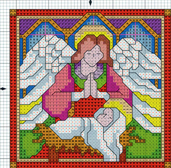 angel praying child jesus