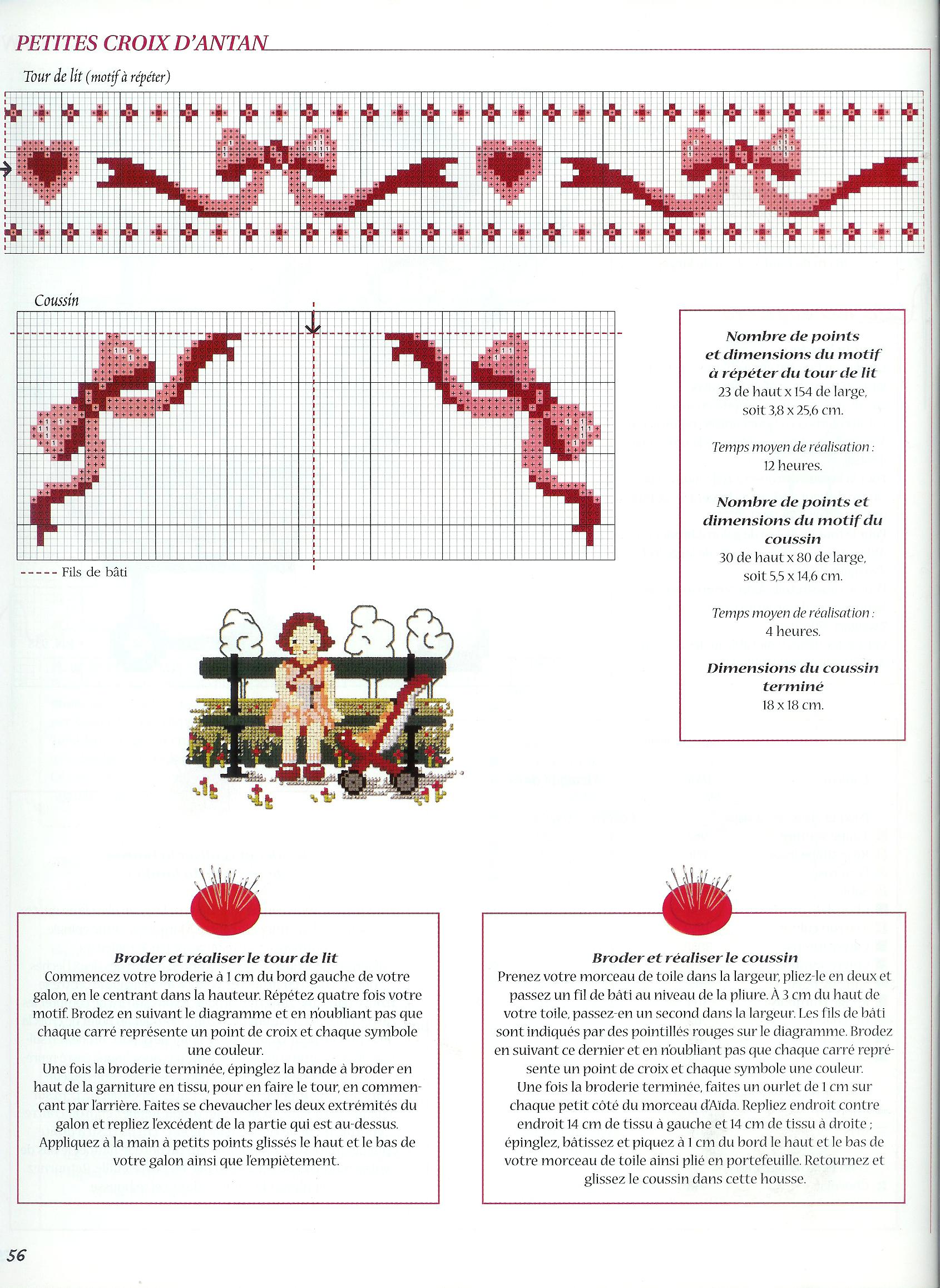 angular border with ribbons