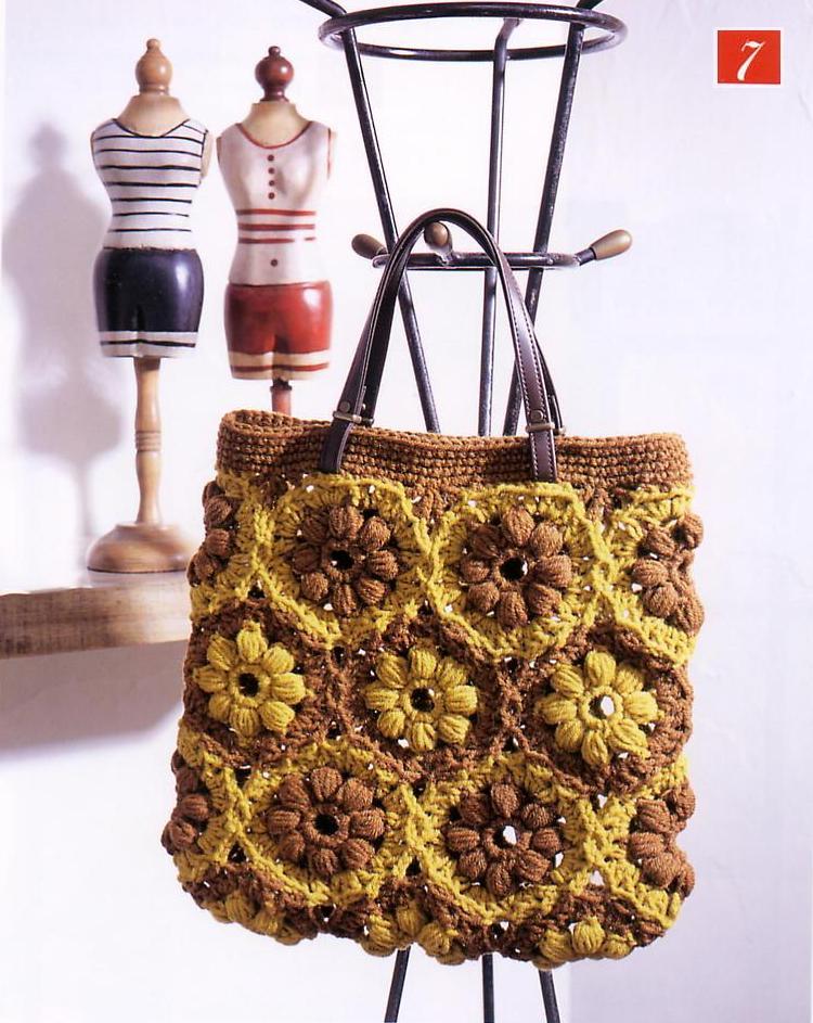 bag modules crochet Circle squares (1)