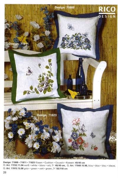 batterflies and flowers rico cushions (2)