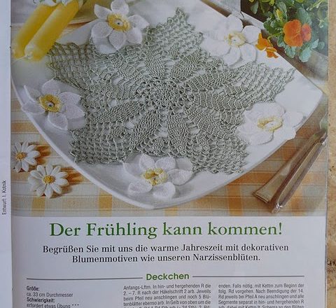 beautiful crochet round doily flowers (1)