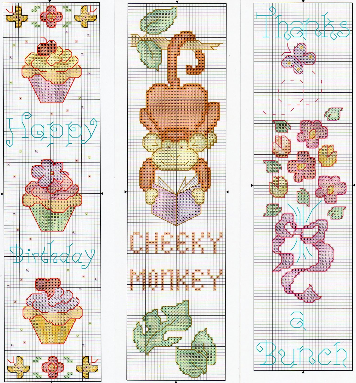 bookmark cross stitch mixed (3)