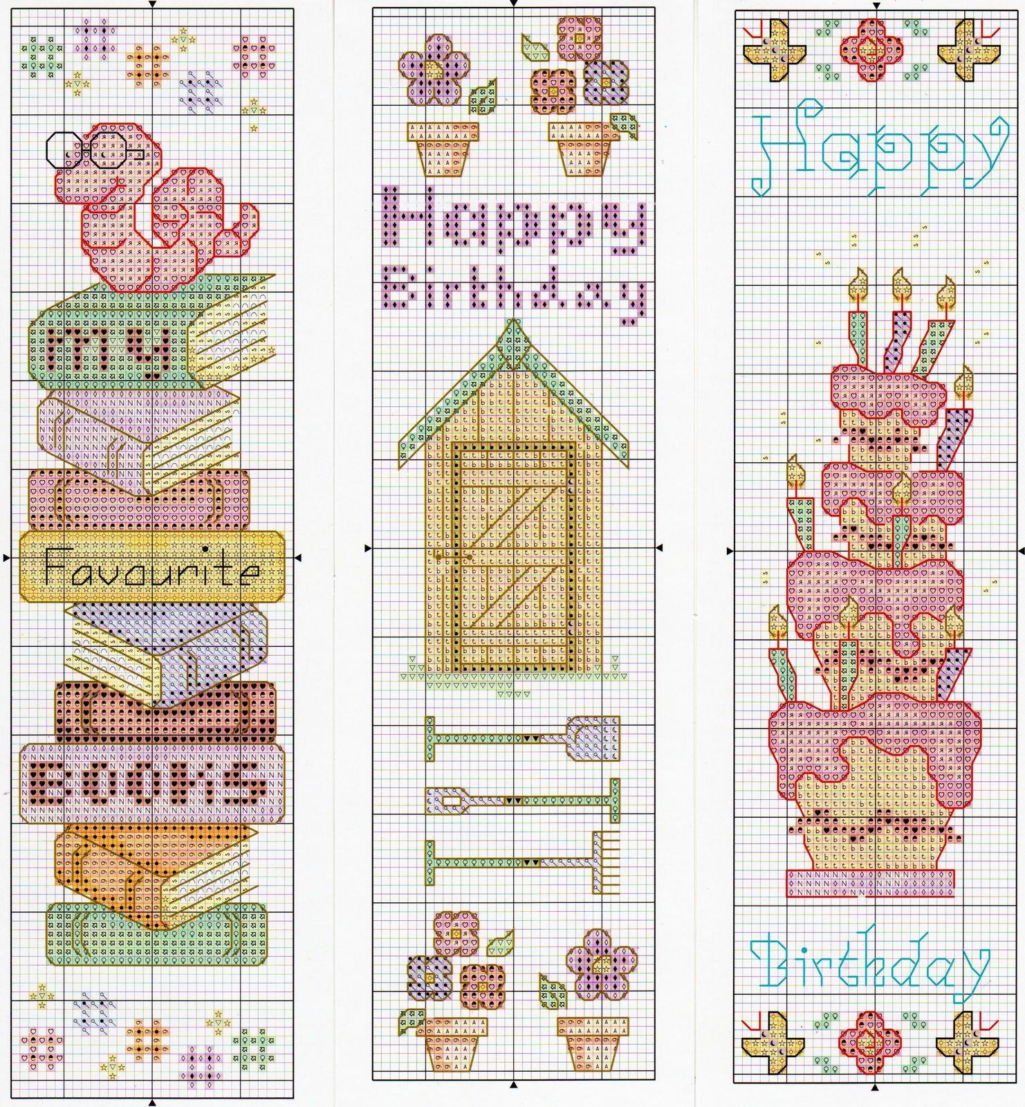 bookmark cross stitch mixed (8)