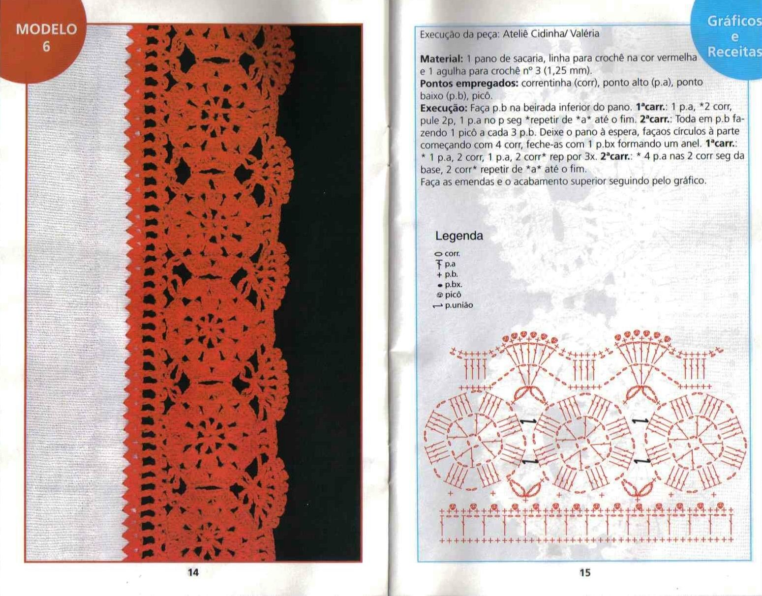 border crochet square modules