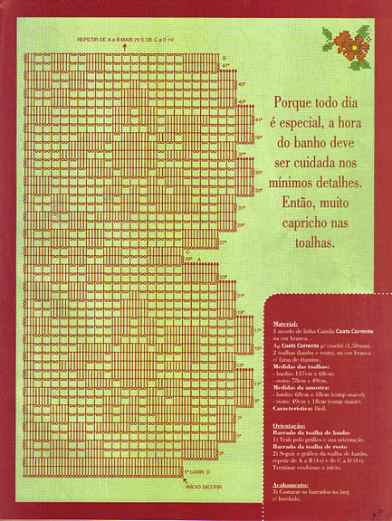 border filet star flowers