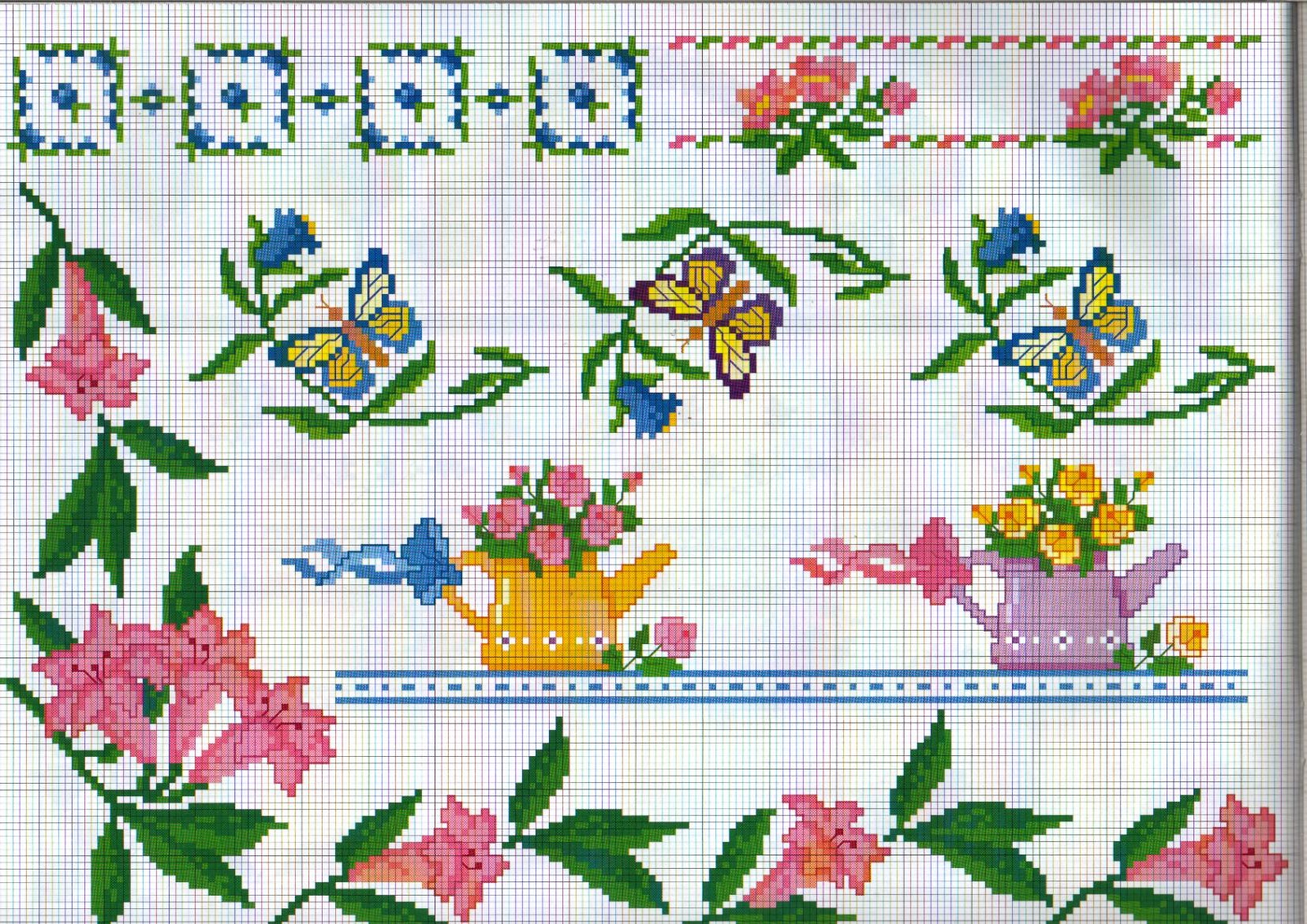 borders butterfly garden watering