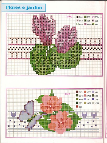 borders cyclamen flowers butterflies