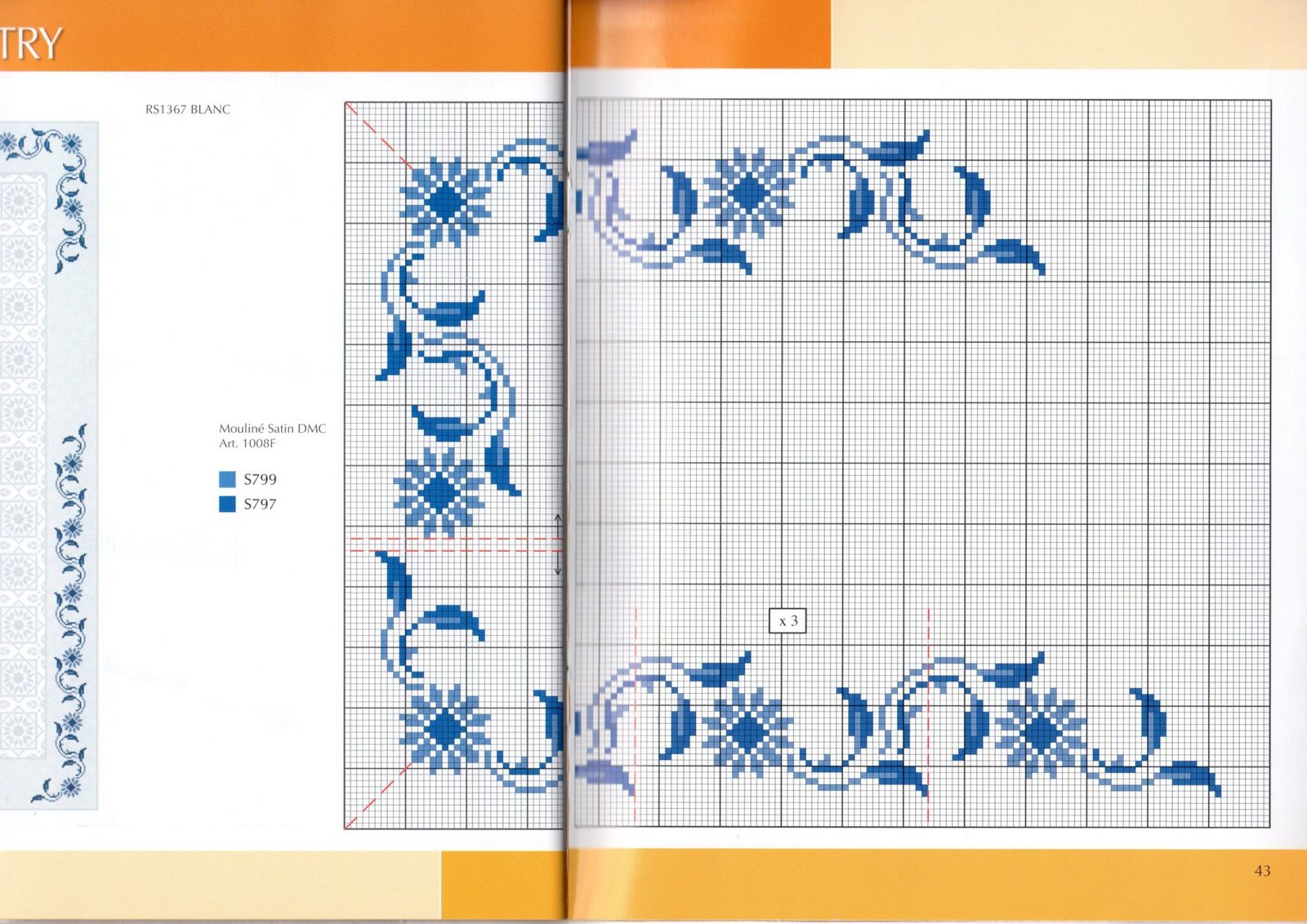 centerpiece flowers blue and leaves (2)