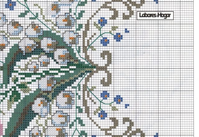 central flowers for cross stitch tablecloth (5)