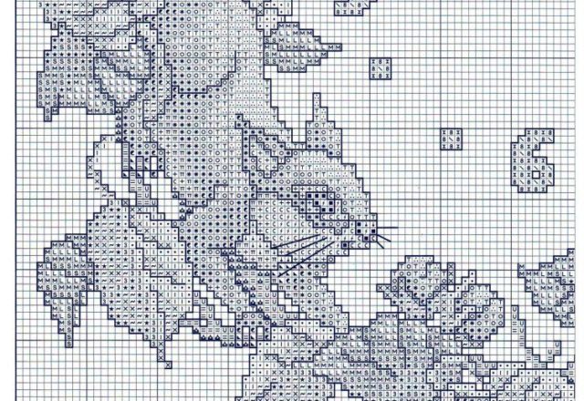 clock squirrels cross stitch (4)