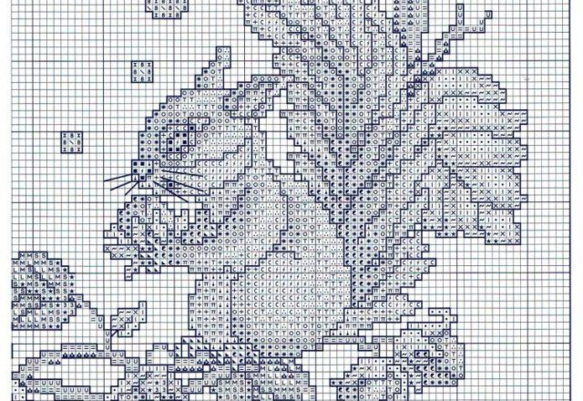 clock squirrels cross stitch (5)