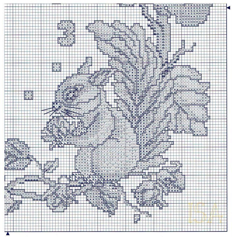 clock squirrels cross stitch (5)