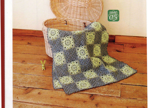 colorful crochet blanket modules (1)