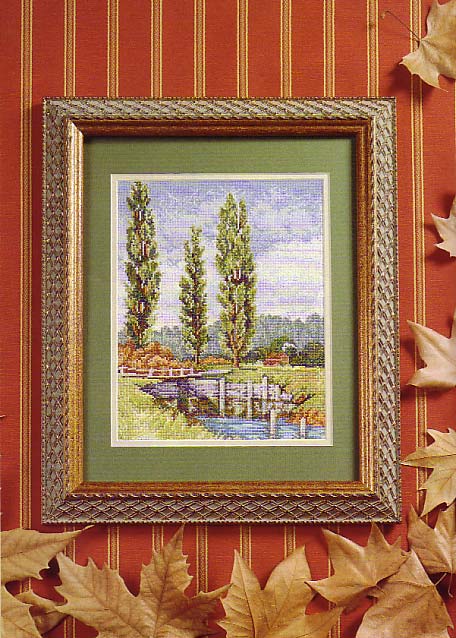 country landscape painting cross stitch (1)