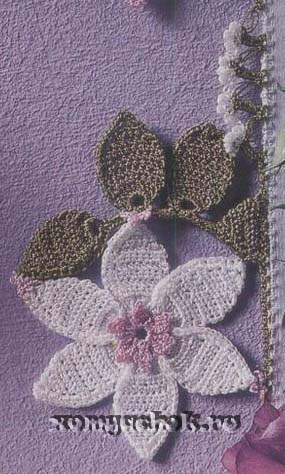 crochet application flowers leaves (1)
