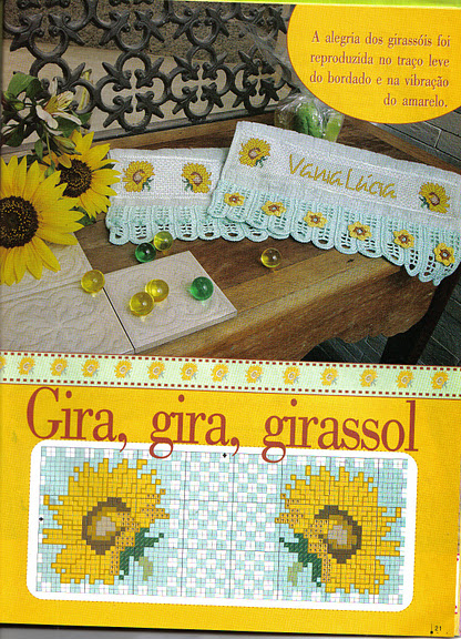 crochet border sunflowers (1)