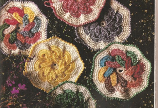 crochet colorful mixed potholder (1)