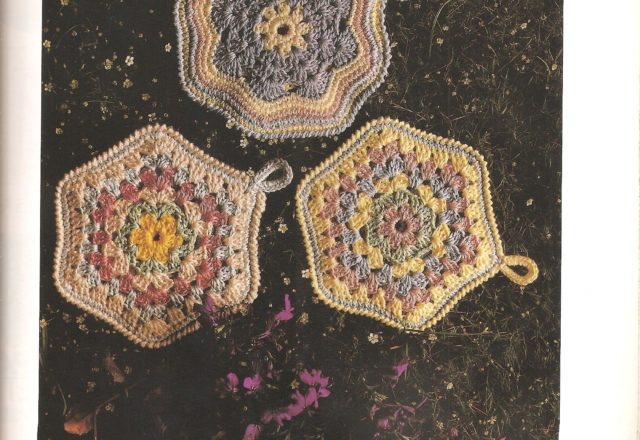 crochet colorful mixed potholder (2)