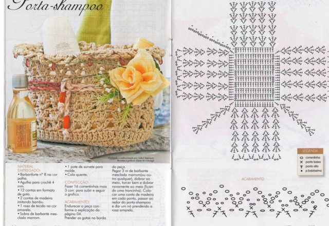 crochet cord storage