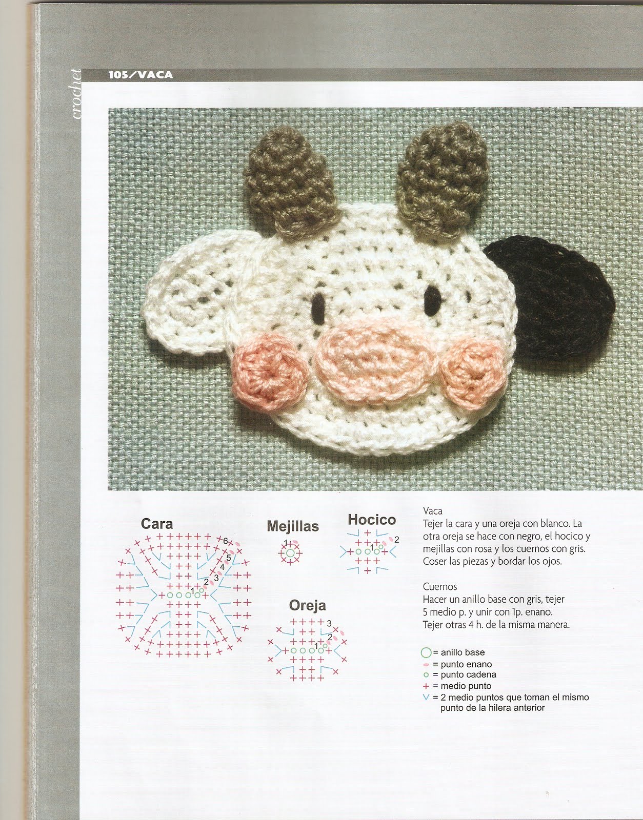 crochet cow application