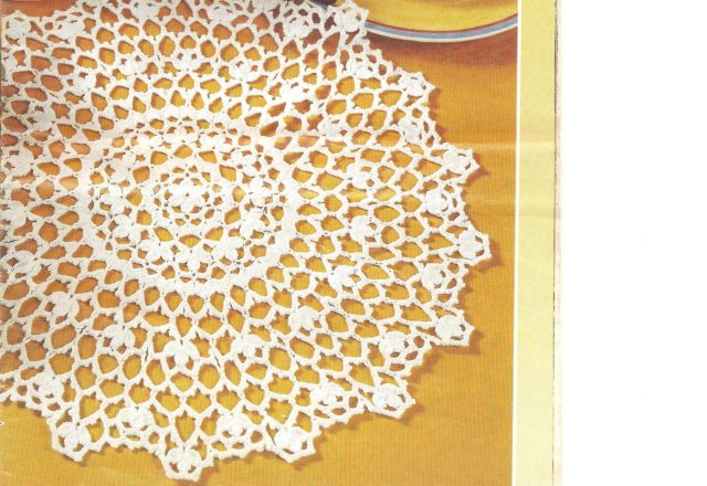 crochet doily with picots (1)