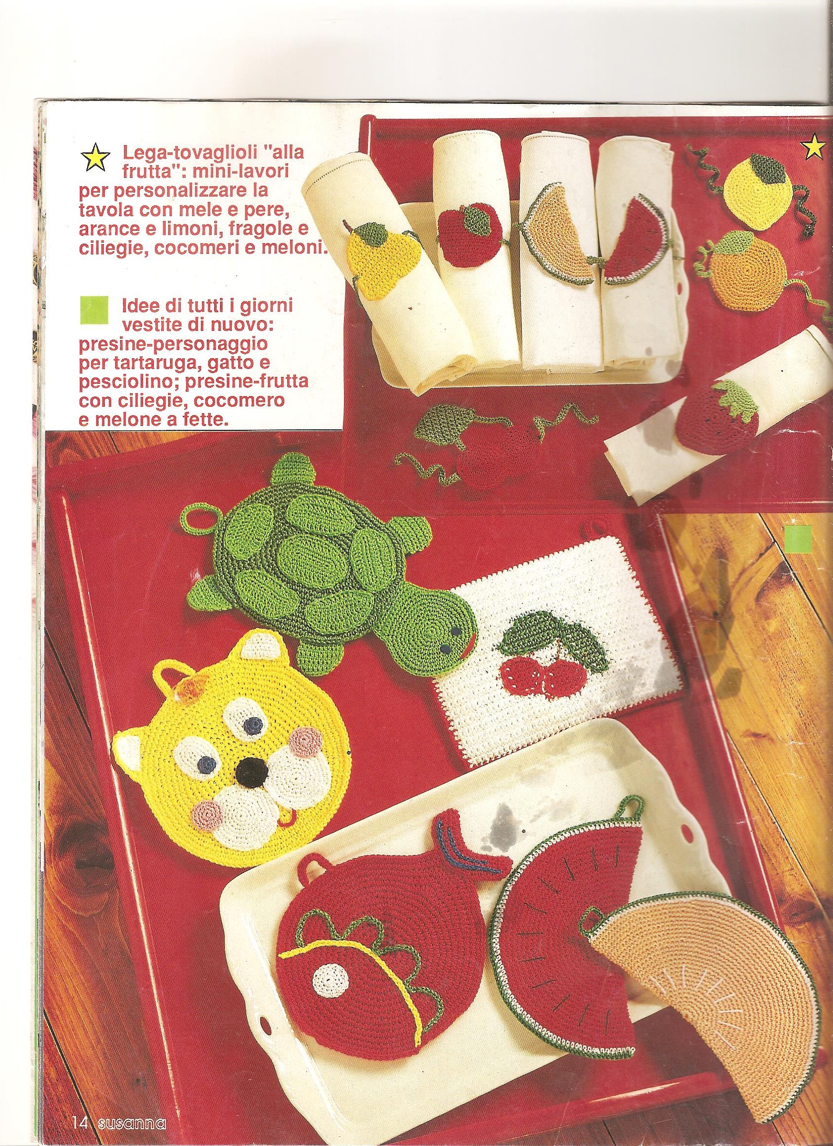 crochet fish and turtle potholder (1)