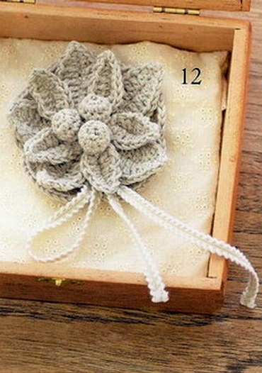 crochet flower leaves berries (1)