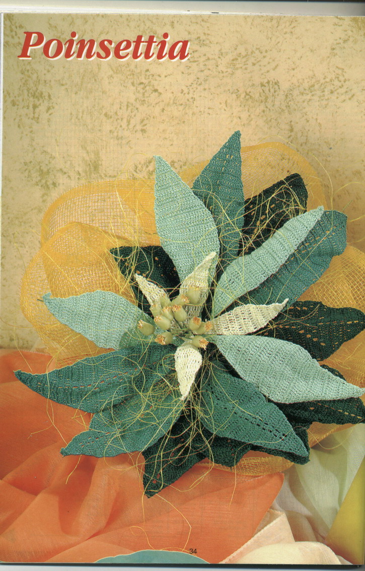 crochet flower poinsettia (3)