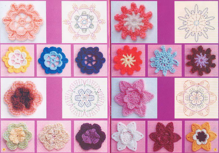 crochet flowers dishes (1)
