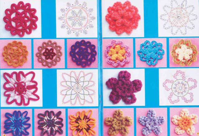 crochet flowers dishes (2)