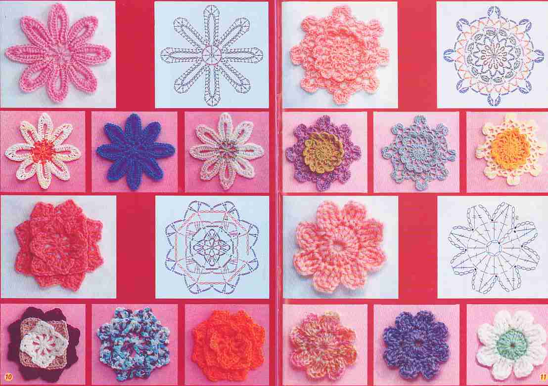 crochet flowers dishes (3)