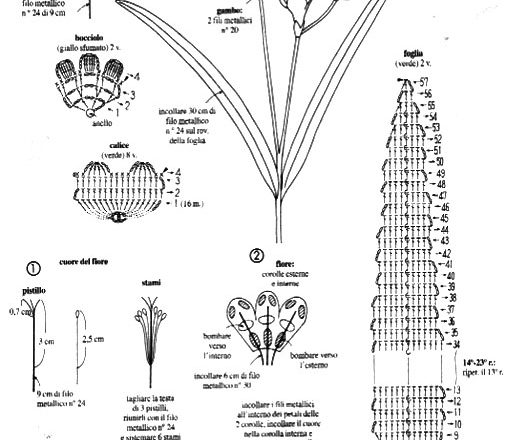 crochet flowers freesia (3)