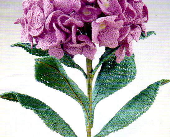 crochet flowers hydrangea (1)