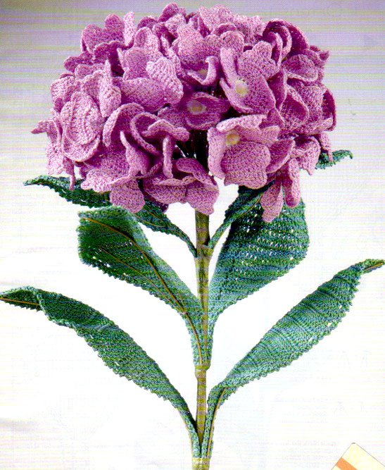 crochet flowers hydrangea (1)