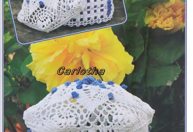 crochet hexagonal box starched (1)