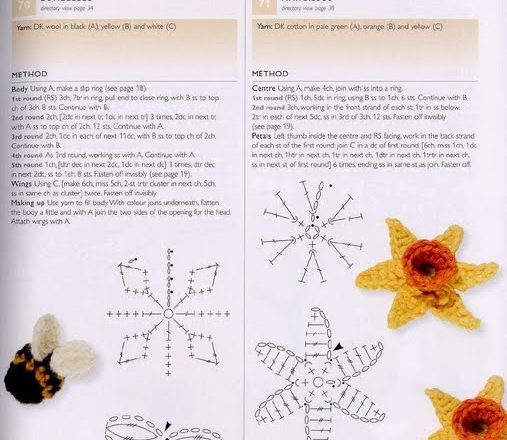 crochet narcissus flower