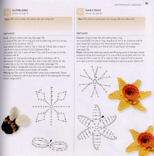 crochet narcissus flower