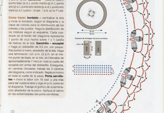 crochet placemat napkin (2)